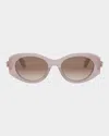 Bvlgari Serpenti Oval Sunglasses In Spk/brng