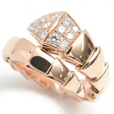 Pre-owned Bvlgari Serpenti Pink Gold Pink Gold (18k) Band Ring ()