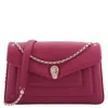 Bvlgari Serpenti Reverse Medium Shoulder Bag In Red