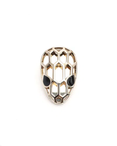 Pre-owned Bvlgari Serpenti Scarf Ring In Gold