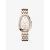 Bvlgari Serpenti Seduttori 18ct Rose Gold, Diamond And Stainless-steel Automatic Watch 34mm In Multi