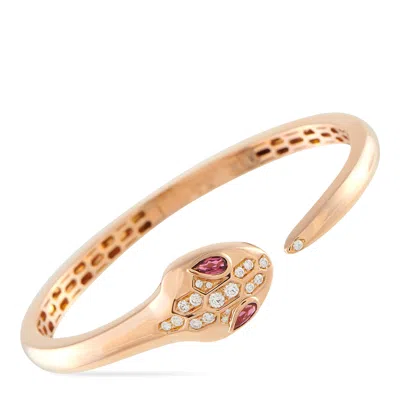 Bvlgari Serpenti Seduttori 18k Rose Gold Diamond Bracelet Bv03-042226