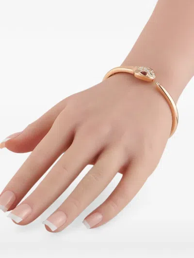 Pre-owned Bvlgari Serpenti Seduttori Diamond And Rubellite Bracelet In Pink