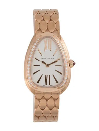 Pre-owned Bvlgari Serpenti Seduttori Watch, 25mm In Multi