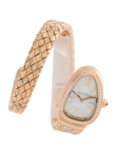Pre-owned Bvlgari Serpenti Spiga Watch, 23mm In Multi