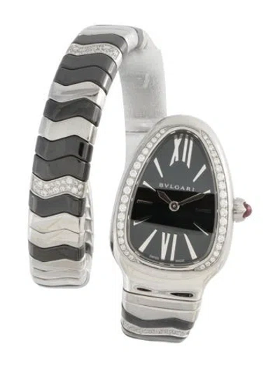 Pre-owned Bvlgari Serpenti Spiga Watch, 23mm In Multi