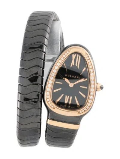 Pre-owned Bvlgari Serpenti Spiga Watch, 23mm In Multi