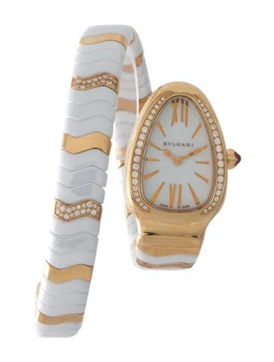 Pre-owned Bvlgari Serpenti Spiga Watch In Multi