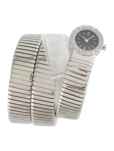 Pre-owned Bvlgari Serpenti Tubogas Watch, 19mm In Multi