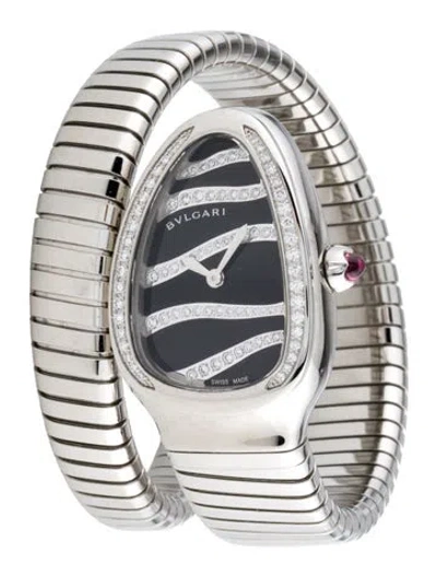 Pre-owned Bvlgari Serpenti Tubogas Watch, 23mm In Multi