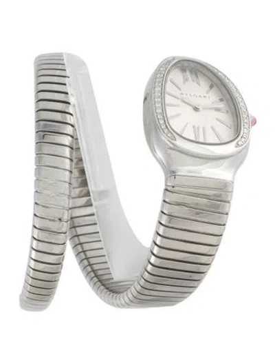 Pre-owned Bvlgari Serpenti Tubogas Watch, 23mm In Multi