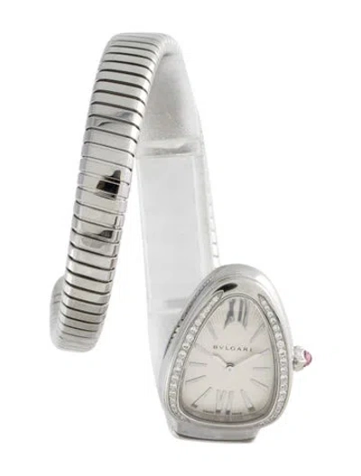 Pre-owned Bvlgari Serpenti Tubogas Watch, 23mm In Multi