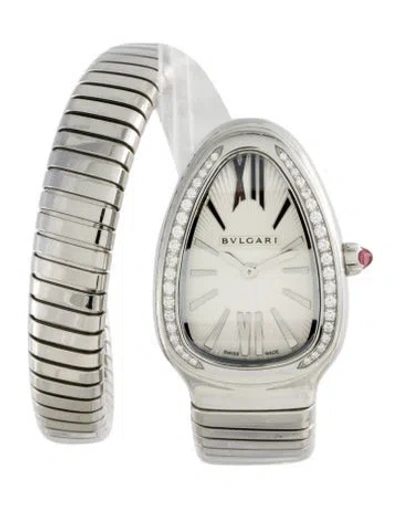 Pre-owned Bvlgari Serpenti Tubogas Watch, 23mm In Multi