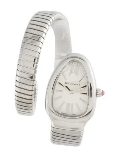 Pre-owned Bvlgari Serpenti Tubogas Watch, 23mm In Multi