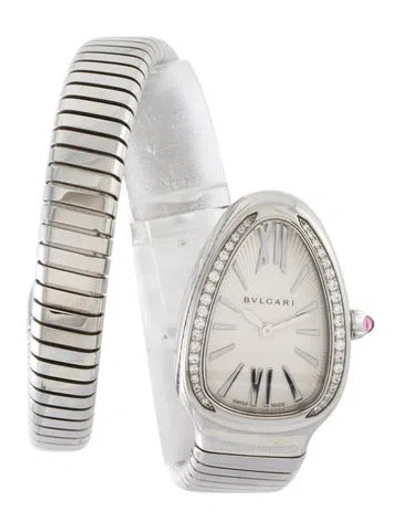 Pre-owned Bvlgari Serpenti Tubogas Watch, 23mm In Multi