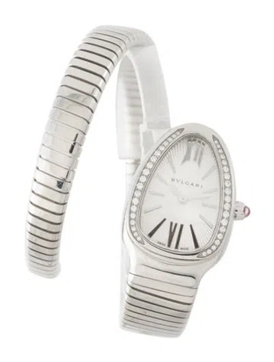 Pre-owned Bvlgari Serpenti Tubogas Watch, 23mm In Multi