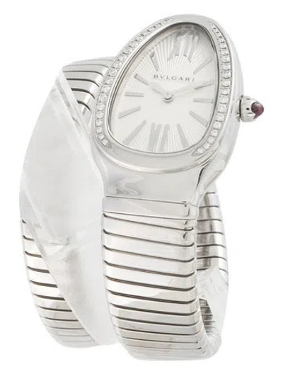 Pre-owned Bvlgari Serpenti Tubogas Watch, 23mm In Multi