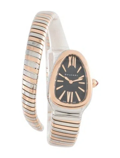 Pre-owned Bvlgari Serpenti Tubogas Watch In Multi