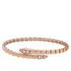 Bvlgari Serpenti Viper Bracelet In Rose Gold In Pink/rose Gold Tone/gold Tone