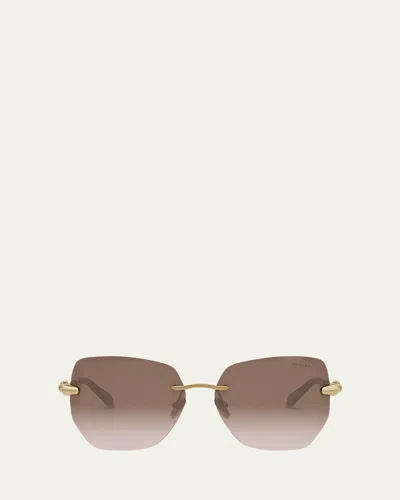Bvlgari Serpenti Viper Bv40045u Sunglasses In Gldbrng