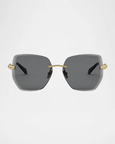 Bvlgari Serpenti Viper Bv40045u Sunglasses In Gray