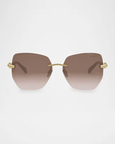 Bvlgari Serpenti Viper Bv40045u Sunglasses In Gold