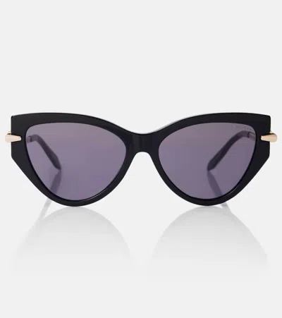 Bvlgari Serpenti Viper Cat-eye Sunglasses In Black