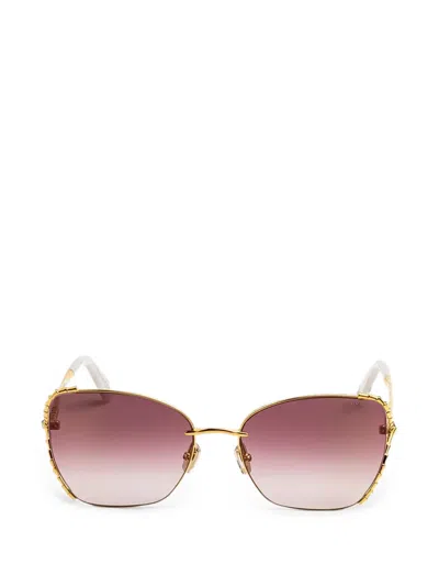 Bvlgari Serpenti Viper Cat-eye-frame Sunglasses In Multi