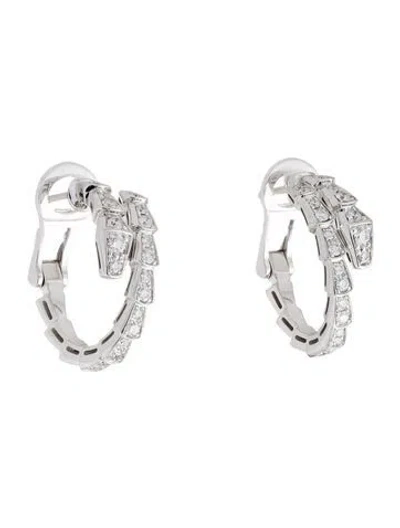 Pre-owned Bvlgari Serpenti Viper Earrings In Multi