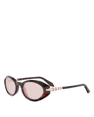 Bvlgari Serpenti Viper Oval Sunglasses, 51mm In Brown