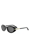 Bvlgari Serpenti Viper Oval Sunglasses, 51mm In Black