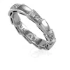 Bvlgari Serpenti Viper Ring In 18 Kt White Gold In White/gold Tone