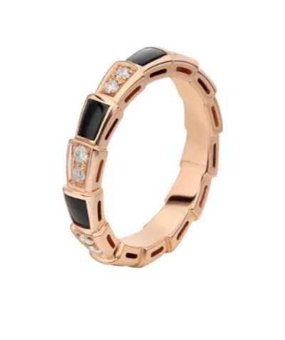 Bvlgari Serpenti Viper Ring In Yellow