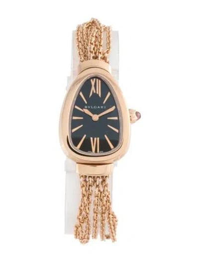 Pre-owned Bvlgari Serpenti Watch, 20mm In Multi