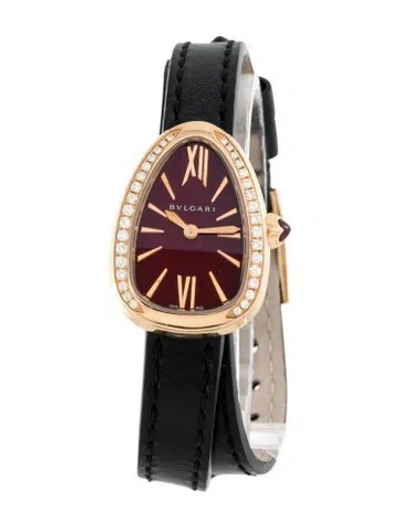 Pre-owned Bvlgari Serpenti Watch In Multi