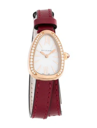 Pre-owned Bvlgari Serpenti Watch In Multi