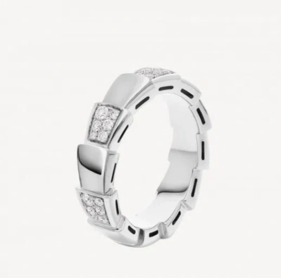Bvlgari Serpentil Viper Ring In White