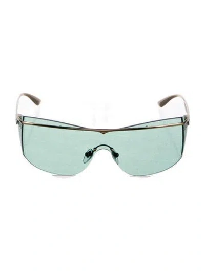 Pre-owned Bvlgari Shield Tinted Sunglasses In Multi