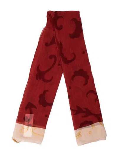 Pre-owned Bvlgari Silk Printed Scarf