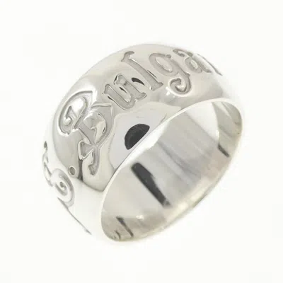 Pre-owned Bvlgari Silver 925 Band Ring ()