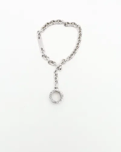 Bvlgari Sliver B-zero1 Bracelet In Gray
