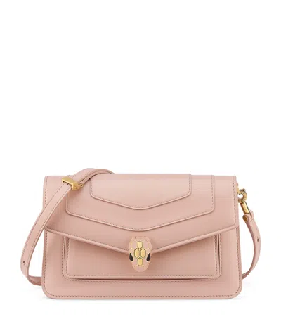 Bvlgari Small Calf Leather Serpenti Forever East-west Shoulder Bag