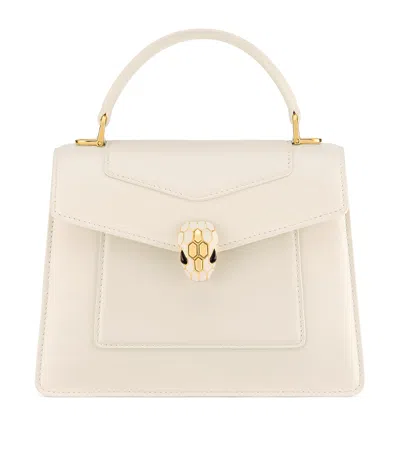 Bvlgari Small Leather Serpenti Forever Top-handle Bag