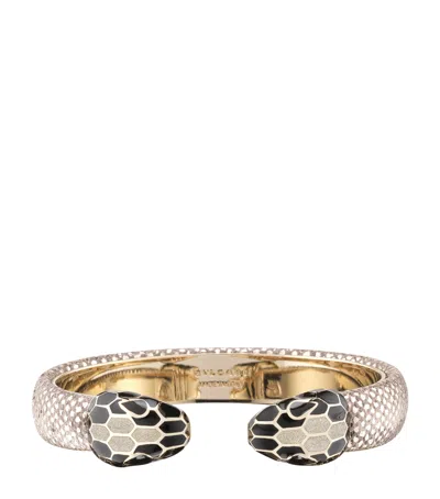 Bvlgari Snakeskin Serpenti Forever Bracelet In Gold