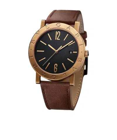 Bvlgari Solotempo Series Watches In Brown