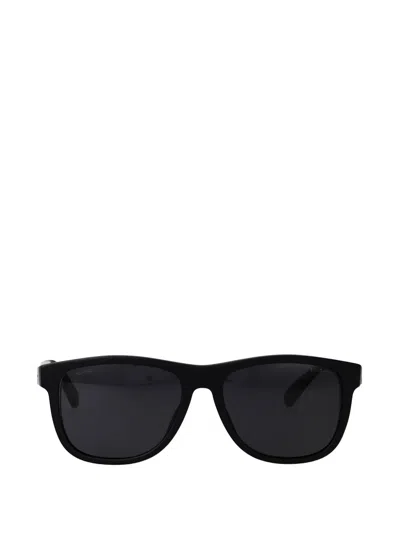 Bvlgari Square Aluminium Sunglasses In Black