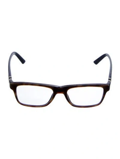 Pre-owned Bvlgari Square Eyeglasses In Brown