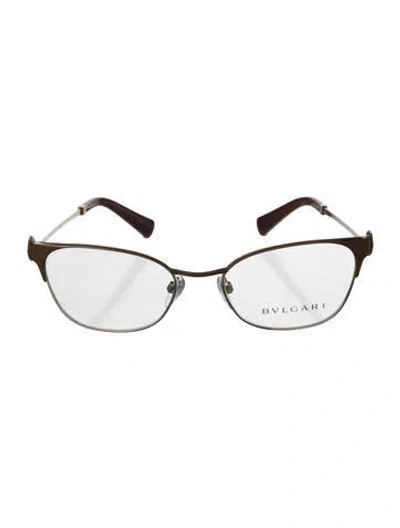 Pre-owned Bvlgari Square Eyeglasses In Multi