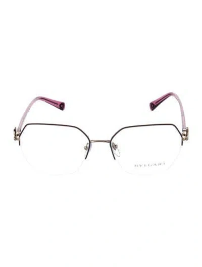 Pre-owned Bvlgari Square Eyeglasses In Multi