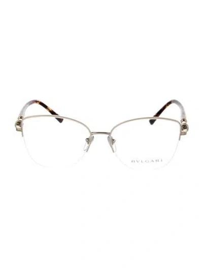 Pre-owned Bvlgari Square Eyeglasses In Multi